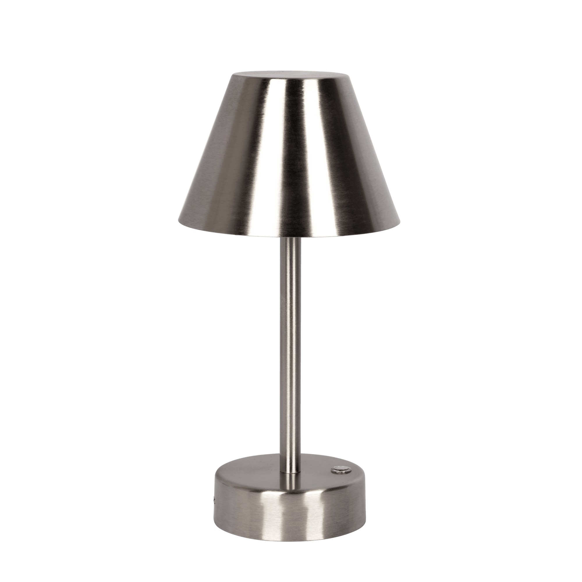 Elegance Rechargeable LED Table Lamp Brushed Nickel LED Touch Switch - West Lamp