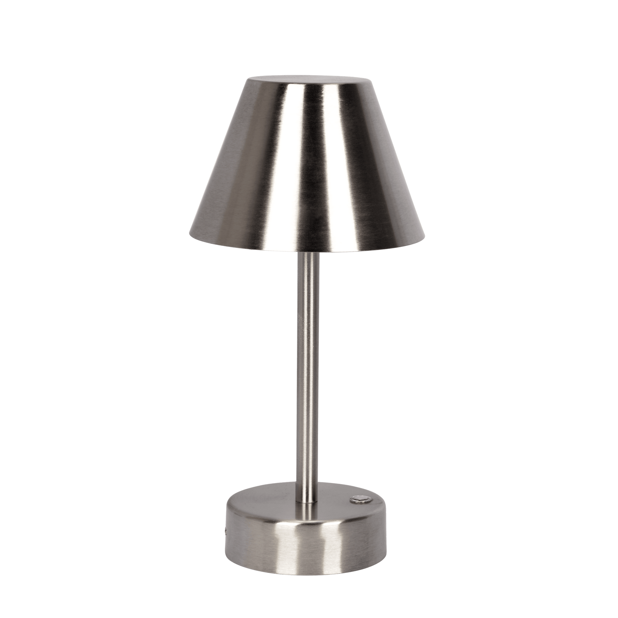 Elegance Rechargeable LED Table Lamp Brushed Nickel LED Touch Switch - West Lamp