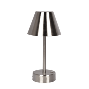 Elegance Rechargeable LED Table Lamp Brushed Nickel LED Touch Switch - West Lamp