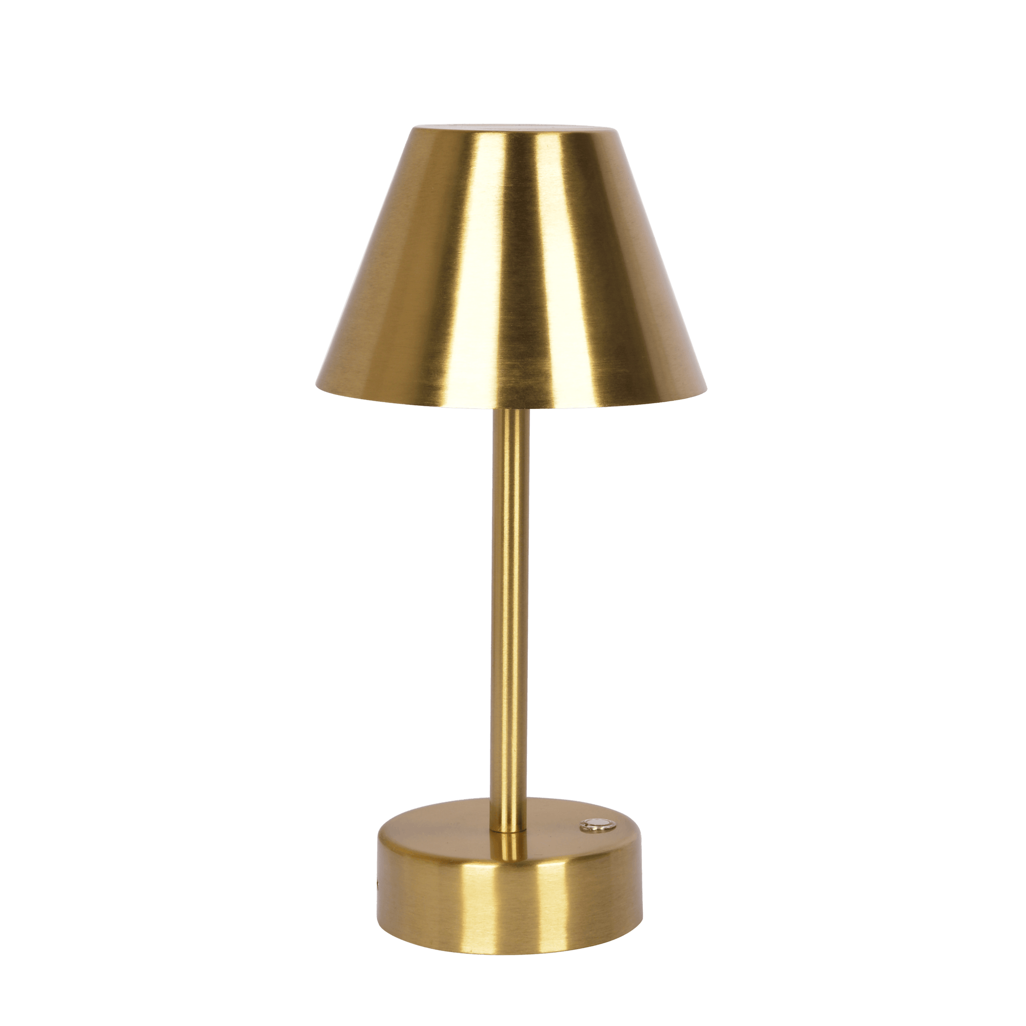 Elegance Rechargeable LED Table Lamp Plated Brass LED Touch Switch - West Lamp